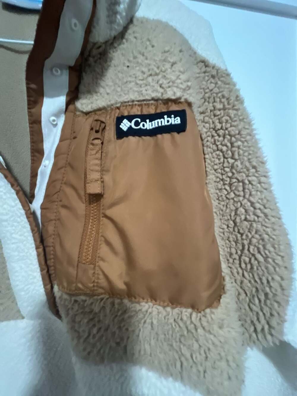 Columbia Women's Lodge Sherpa Pullover Jacket Half Snap - Picture 8 of 10